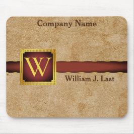 パードナライズタンシャモアレザープリント マウスパッド