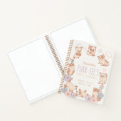 パーフェクトかわいい猫たちフローラ赤ちゃんシャワーゲストブック ノートブック (内部)