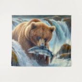 パーフェクトなキャッチ タペストリー (正面(横))