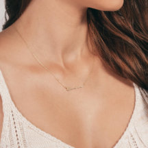 パーフェクトな人の名前金ゴールドめっきネックレス