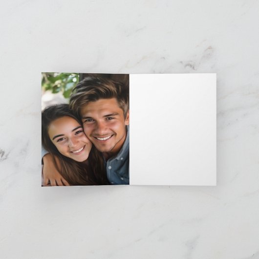 パーフェクトな仕上がり!|ブライダルシャワー サンキューカード (内部)