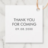 パーフェクトな梨のラベル結婚、の贈り物ラベル、クラフト フェイバータグ (裏面)