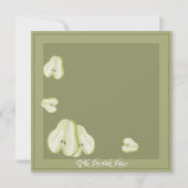 パーフェクトな梨の花咲く枝　結婚式場予約 招待状 (裏面)