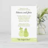 パーフェクトな梨の5x7 ブライダルシャワーの招待状 招待状 (スタンド正面)