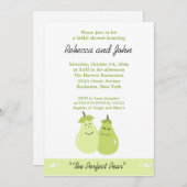 パーフェクトな梨の5x7 ブライダルシャワーの招待状 招待状 (正面/裏面)