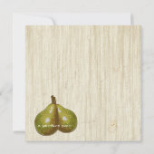 パーフェクトな梨のSave the Date セーブザデート (裏面)