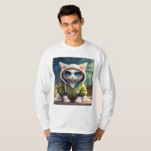 「パーフェクトの情熱：献身的な猫好き Tシャツ (正面フル)