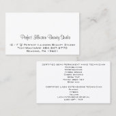 パーフェクトイリュージョン美しいスタジオサービスブラックウィット 名刺 (正面/裏面)