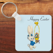 パーフェクトカッコいい、ハッピーイースター、バニー キーホルダー (正面)