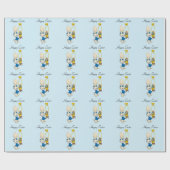 パーフェクトカッコいい、ハッピーイースター、バニー ラッピングペーパー (フラット)