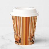 パーフェクトカボチャパーティー水彩ラテ 紙コップ (右)