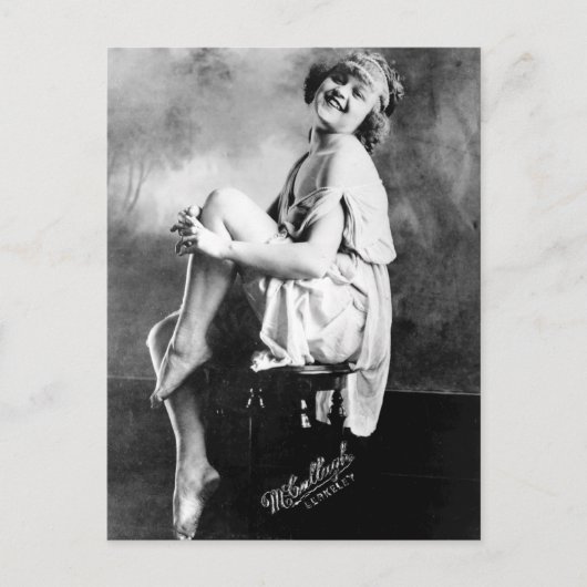 パーフェクトガールヴィンテージグラマー写真1909 ポストカード (正面)