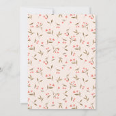 パーフェクトキティ猫ピンクの誕生日パーティー サンキューカード (裏面)