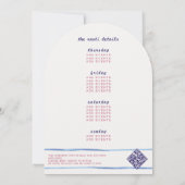 パーフェクトキャッチビーチ名門私立校風の魚釣りバチェロレッテ 招待状 (裏面)