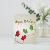 パーフェクトクリスマスグローブカッコいいホリデーカード シーズンカード (スタンド正面)