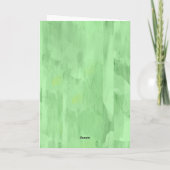 パーフェクトクリスマスツリーホリデーカード サンキューカード (裏面)