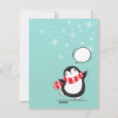 パーフェクトクリスマスペカッコいいンギンホリデーカード シーズンカード (裏面)