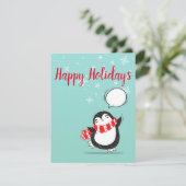 パーフェクトクリスマスペカッコいいンギンホリデーカード シーズンカード (スタンド正面)