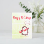 パーフェクトクリスマスペカッコいいンギンホリデーカード シーズンカード (スタンド正面)