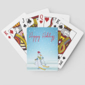 パーフェクトクリスマス雪だるま飲料 トランプ (裏面)