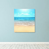 パーフェクトサンディビーチ キャンバスプリント (インサイチュ (ウッドフロア))