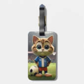 「パーフェクトストライカー三次元サッカー猫」 ラゲッジタグ (裏面縦)