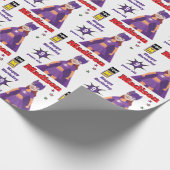 パーフェクトスーパーヒーローファンタスティック誕生日ガール ラッピングペーパー (角)