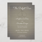パーフェクトナシ – オーチャードテーマ結婚ズ 招待状 (正面/裏面)