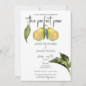 パーフェクトナシ – カップルシャワー招待状 招待状 (正面)