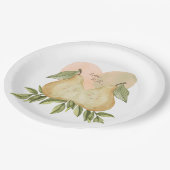 パーフェクトナースラウンド紙プレート ペーパープレート (アングル)