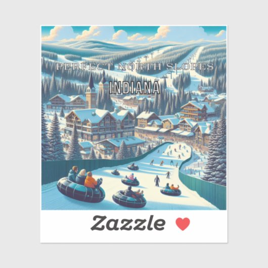 パーフェクトノースグレースインディアナ3インチビニールステッカー シール (シート)