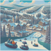 パーフェクトノースグレースインディアナ3インチビニールステッカー シール (正面)