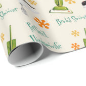 パーフェクトハウスワイフ レトロ ブライダル ラッピングペーパー (ロールコーナー)