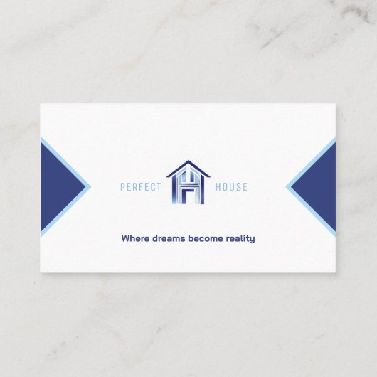 パーフェクトハウス | プレミアム実在不動産のプロパティ 名刺 (裏面)