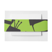 パーフェクトバランスこうもりバー(ユダヤ教の)バル・ミツバーバンドラップ 招待状ベリーバンド (正面例)