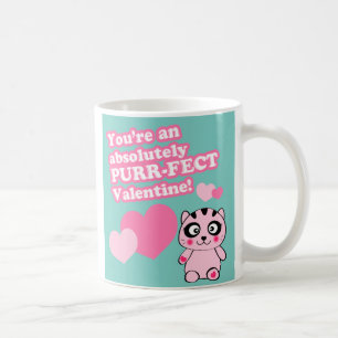 パーフェクトバレンタインデーかわいい猫バレンタイン コーヒーマグカップ