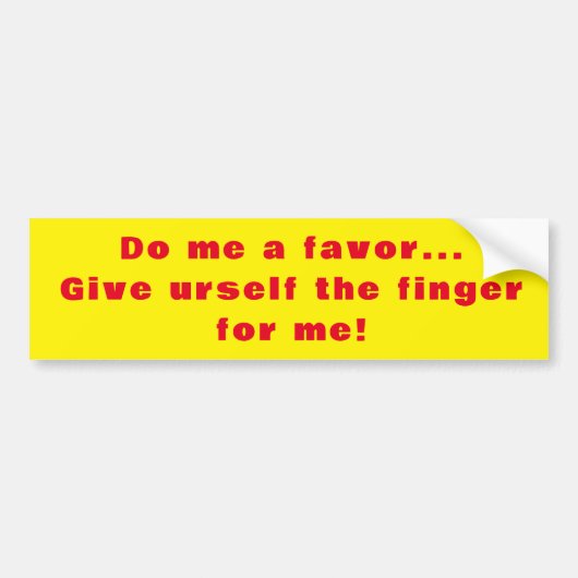 パーフェクトバンパーステッカー バンパーステッカー (正面)