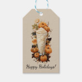 パーフェクトパンプキンパーティーハロウィンサンクスギビング秋 ギフトタグ (正面)