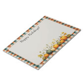 パーフェクトパンプキンパーティーハロウィンサンクスギビング秋 ノートパッド (アングル)