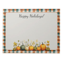 パーフェクトパンプキンパーティーハロウィンサンクスギビング秋 ノートパッド