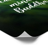 パーフェクトパープルアリウムフラワーやる気を起こさせる引用文 ポスター (角)