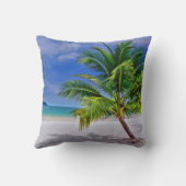 パーフェクトパームツリートロピカルアイランドビーチ クッション (裏面)