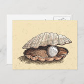 パーフェクトパールシーシェル ポストカード (正面/裏面)