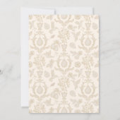 パーフェクトパール ブライダルシャワー | ゴールド サンクスカード サンキューカード (裏面)