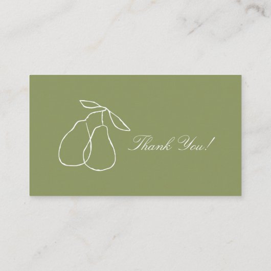 パーフェクトピアクレアモダン ブライダルシャワー レシピ エンクロージャーカード (裏面)