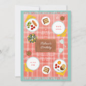 パーフェクトピクニック春サマー誕生日 招待状 (正面)