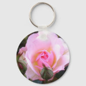パーフェクトピンクの英語バラ キーホルダー (裏面)