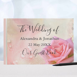 パーフェクトピンクローズ結婚ズゲストブック ゲストブック