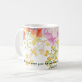 パーフェクトピース春水の色フローラ コーヒーマグカップ (正面左)