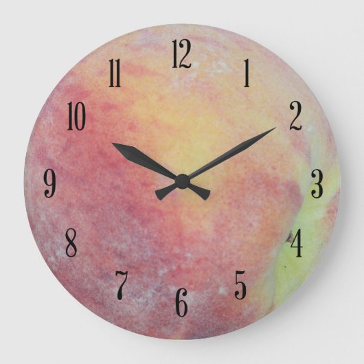 パーフェクトピーチ大時計 ラージ壁時計 (正面)